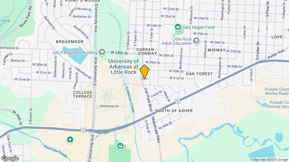 3105 Fair Park Blvd Mapa y Detalles de la Ubicación