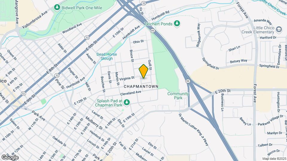 1435 Fetter St Map and Location Details