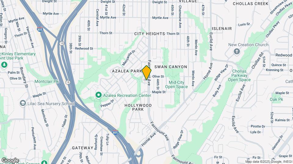 2682 Fairmount Ave Map and Location Details