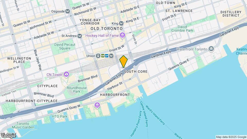 482 Lake Shore Blvd W Map and Location Details