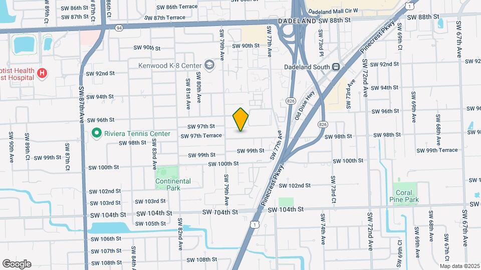 7825 SW 98th St Map and Location Details