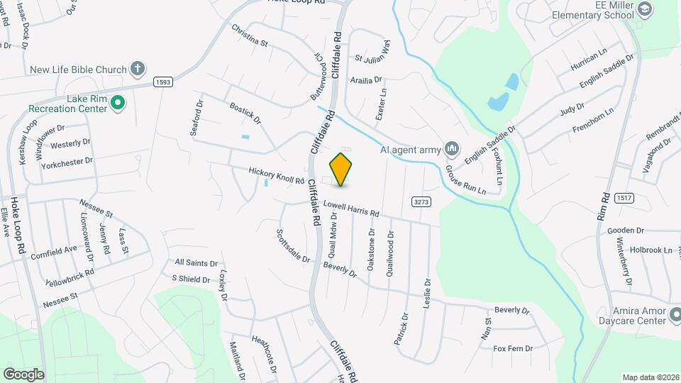 1011 Kingscote Dr Map and Location Details