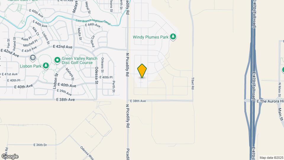 3960 N Quatar Ct Mapa y Detalles de la Ubicación