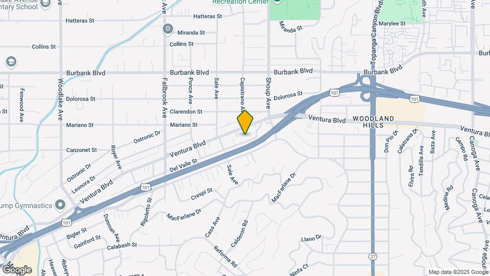 22425 Del Valle St Map and Location Details