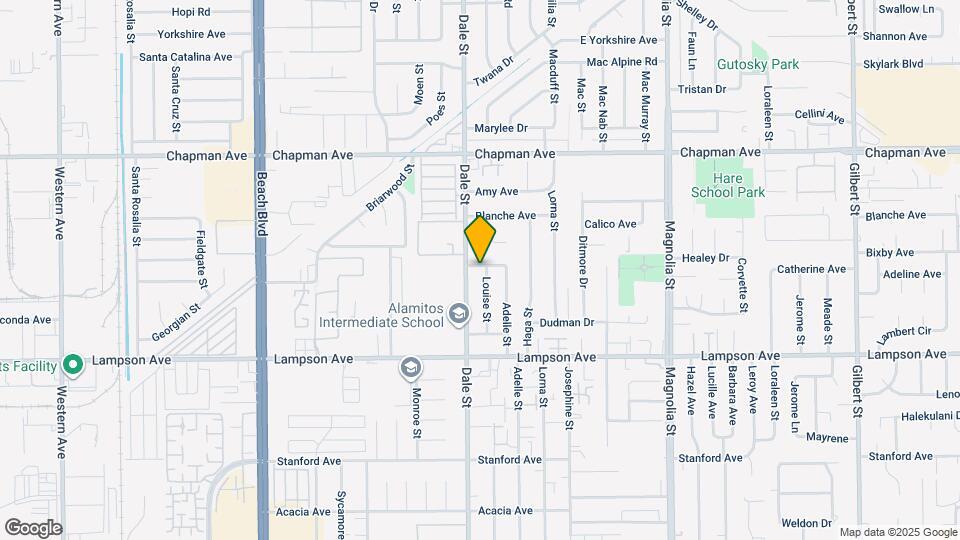8536 Enault Ln Map and Location Details
