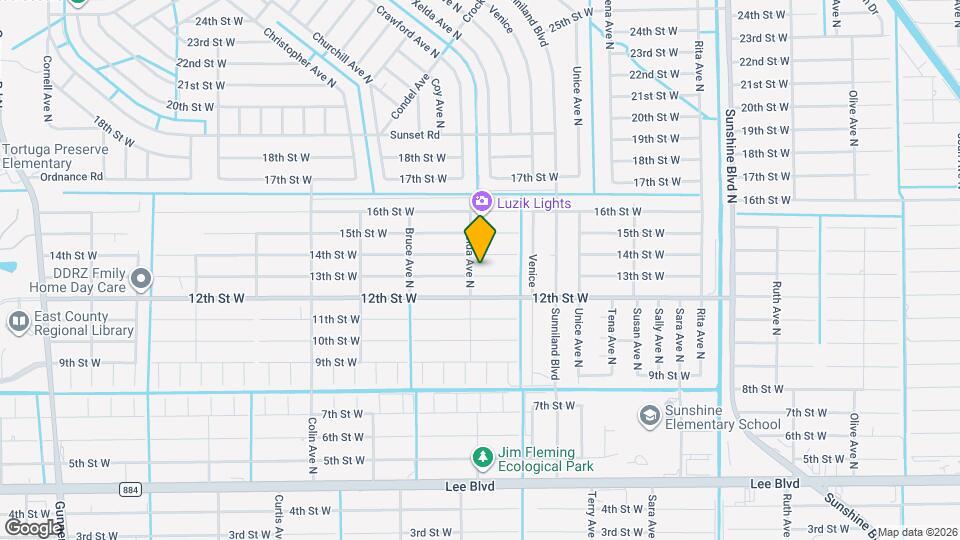 3712 13th St W Map and Location Details