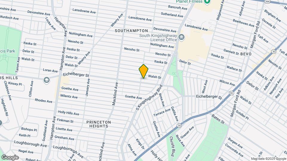5320 Brannon Ave Map and Location Details