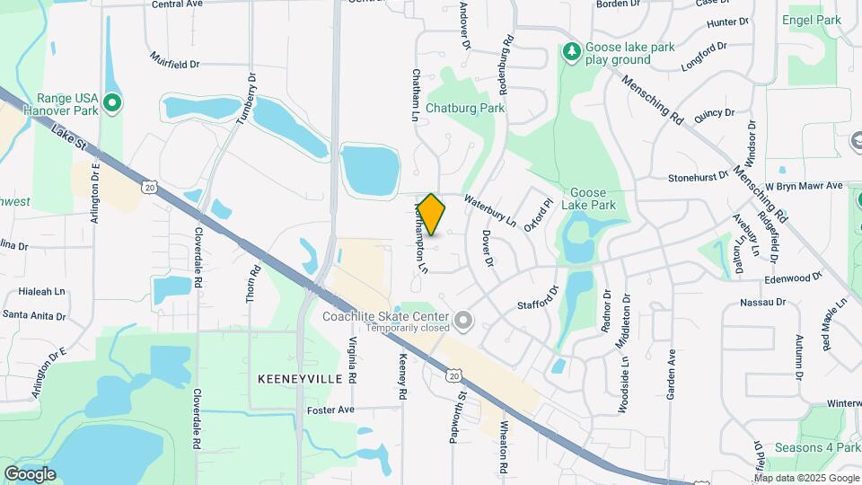 1352 Oxford Cir Map and Location Details