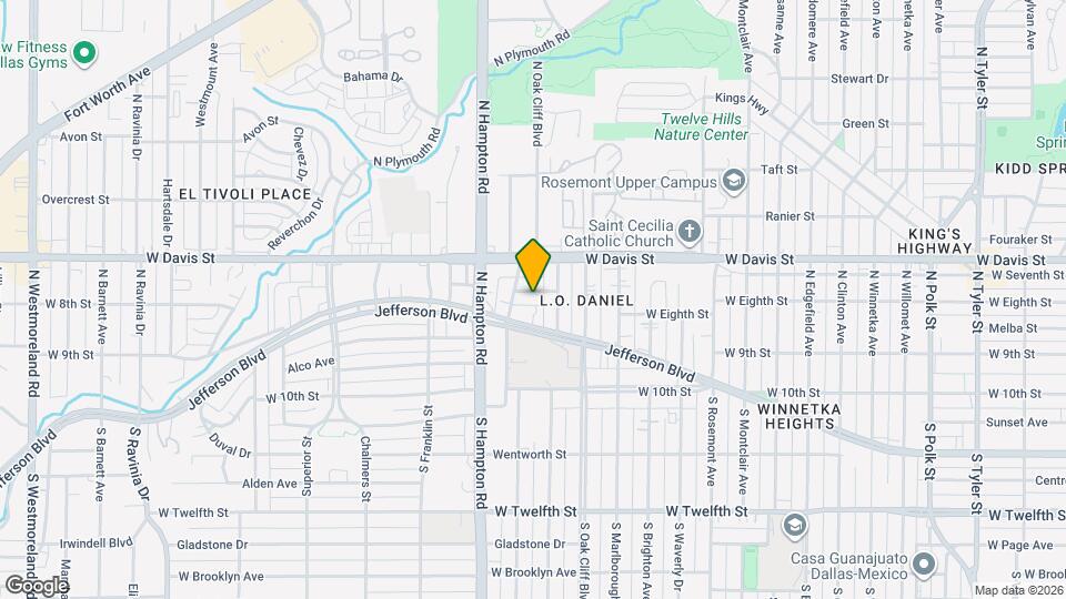 2222 Carnes St Map and Location Details