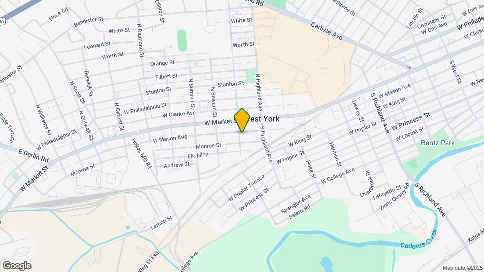 55 S Adams St Map and Location Details