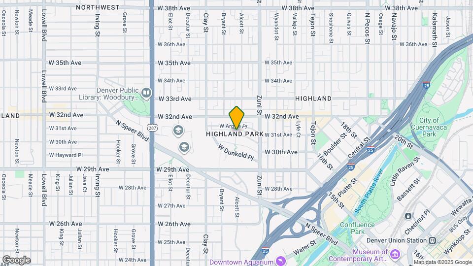 2483 W Caithness Pl Map and Location Details