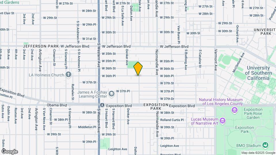 3653 Halldale Ave, Unit #1 Map and Location Details