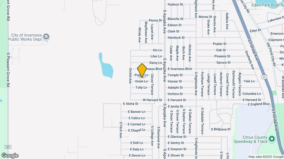 308 Violet Ln Map and Location Details