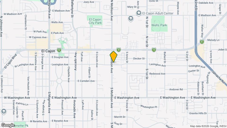 279 S Mollison Ave Map and Location Details