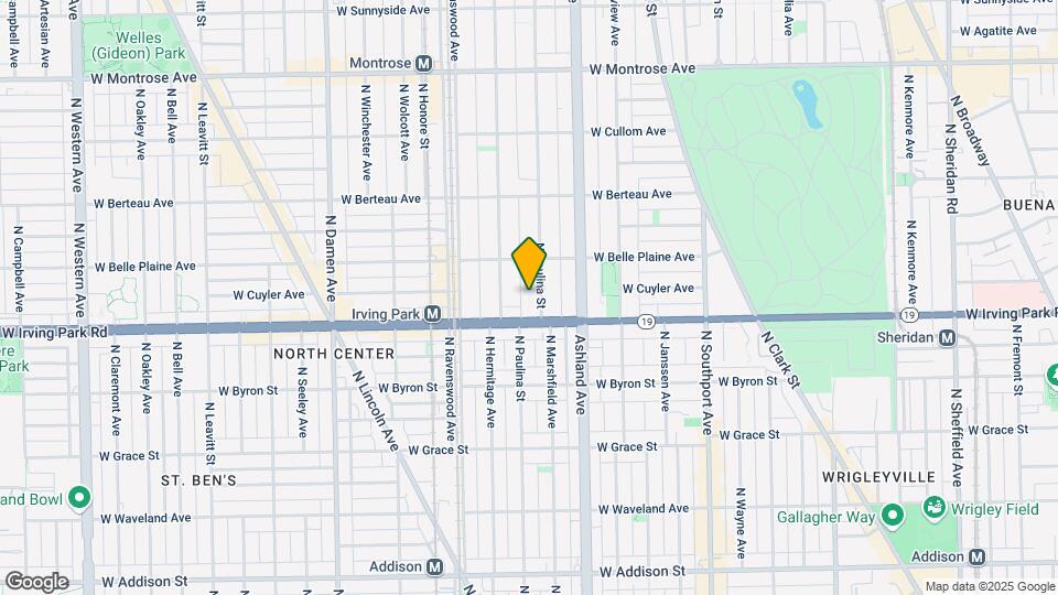 4022 N Paulina St Map and Location Details