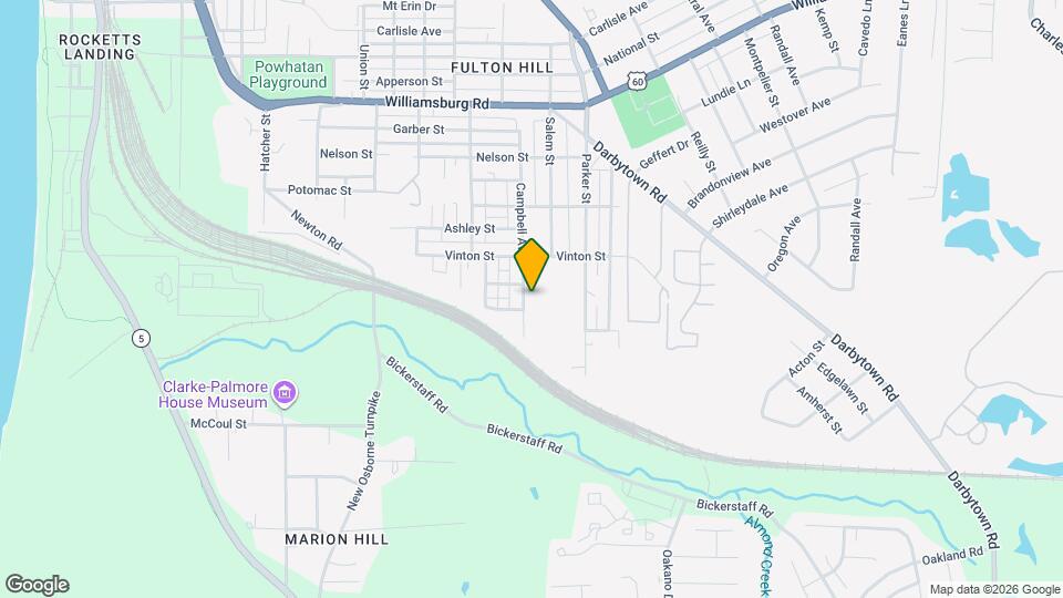 5604 Campbell Ave Map and Location Details