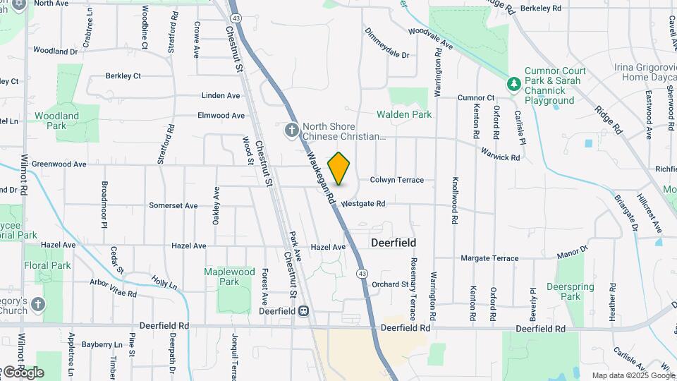 1121 Waukegan Rd Map and Location Details
