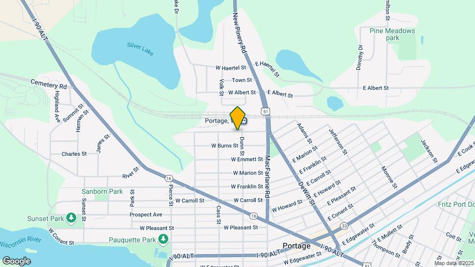 304 W Oneida St Map and Location Details