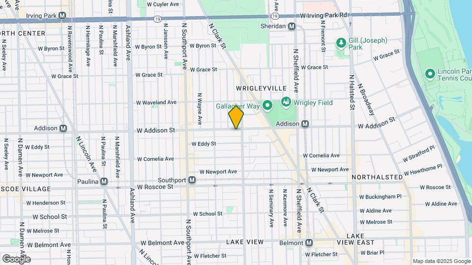 1211 W Addison St Map and Location Details