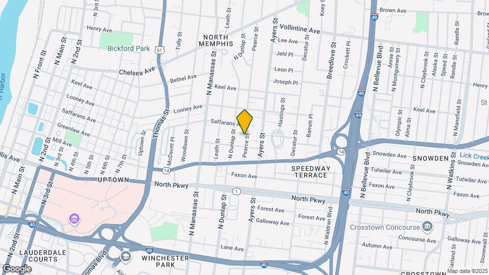 671 Pearce St Map and Location Details