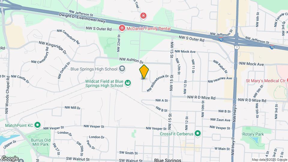 708 NW 19th St Map and Location Details