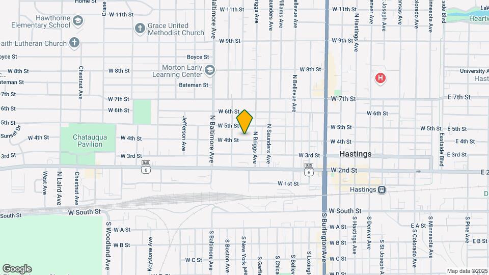1318 W 4th St Map and Location Details