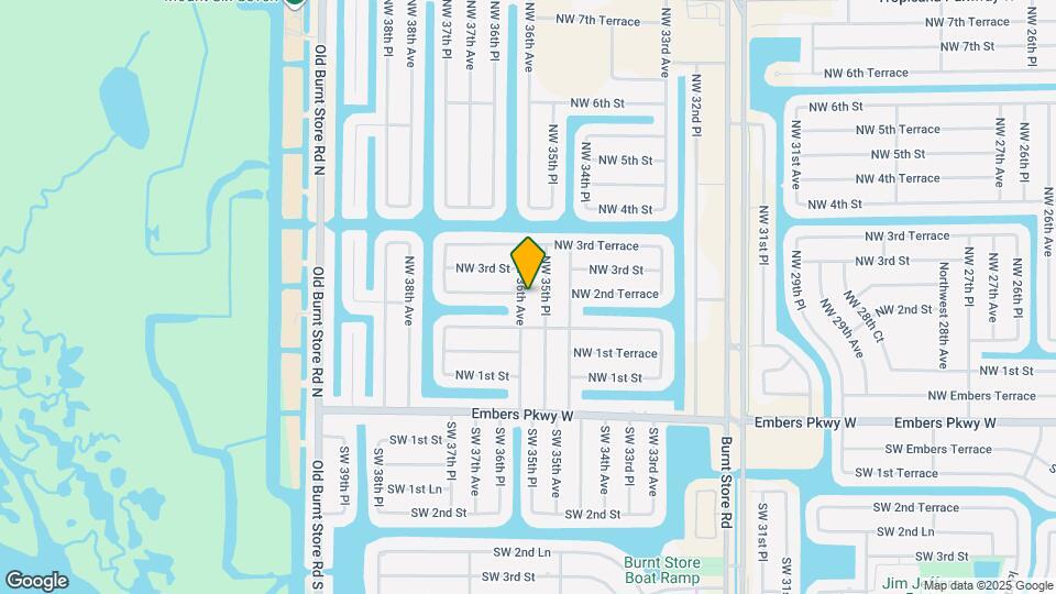 217 NW 36th Ave Map and Location Details