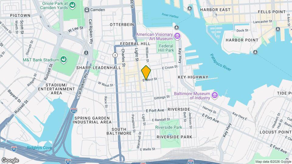 119 E West St Map and Location Details