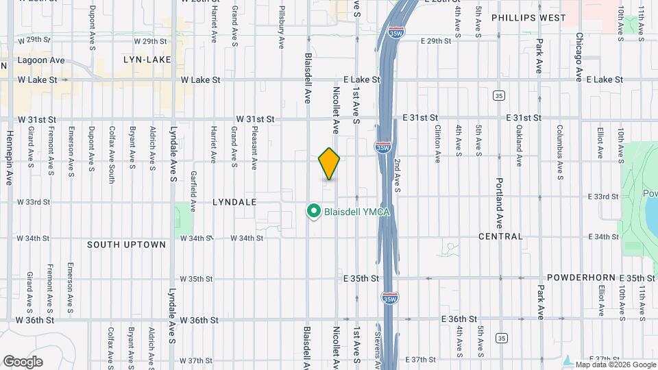 3224 Nicollet Ave, Unit Unit 3 Map and Location Details