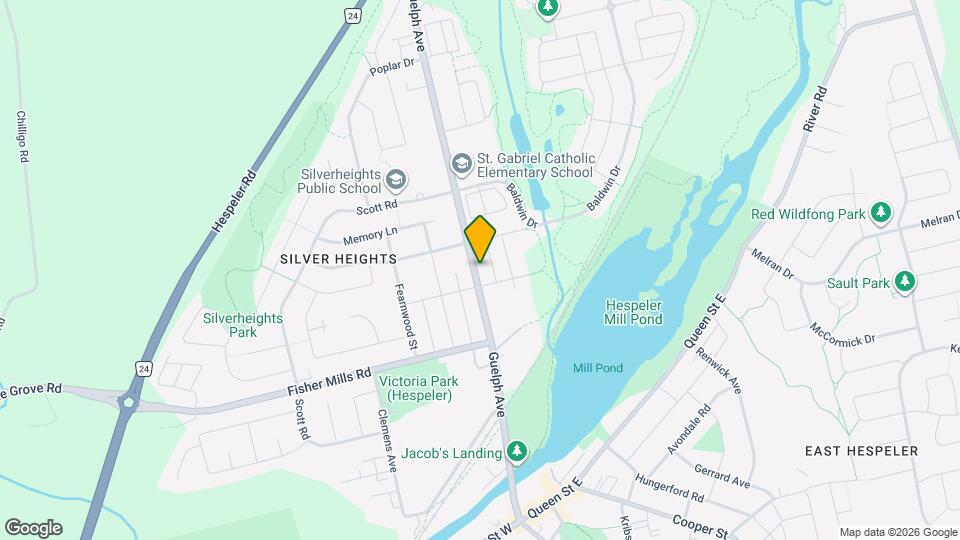 229 Guelph Ave Map and Location Details