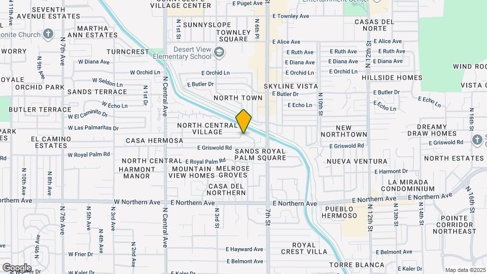 501 E El Camino Dr Map and Location Details