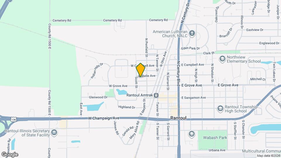 219 W Belle Ave Map and Location Details