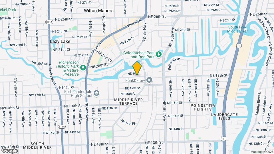 1006 NE 18th St Map and Location Details
