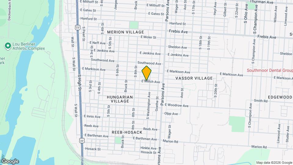 347 1/2 E Welch Ave Map and Location Details