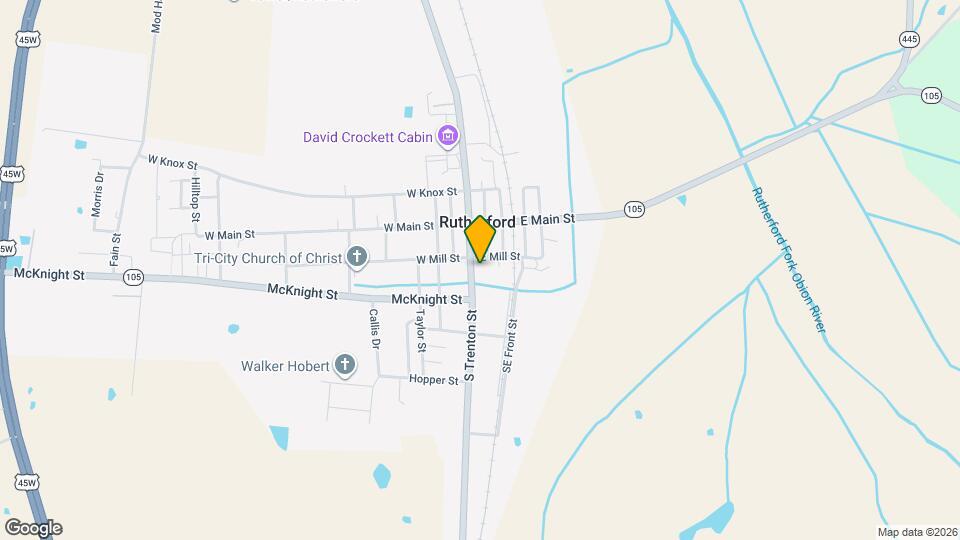 206 S Trenton St Map and Location Details