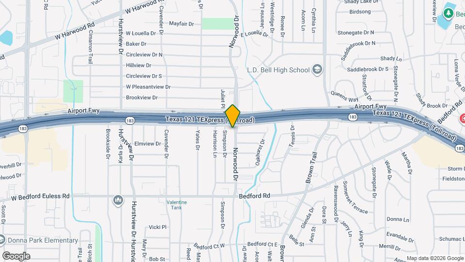 1433 Norwood Dr Map and Location Details