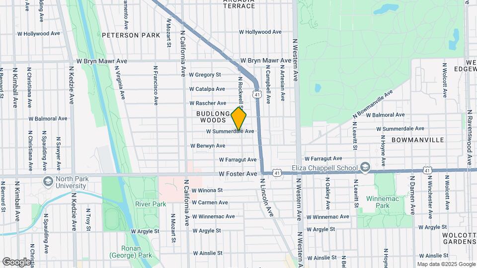 2605 W Summerdale Ave Map and Location Details