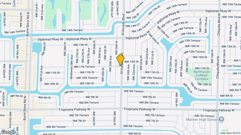 1110 El Dorado Blvd N Map and Location Details