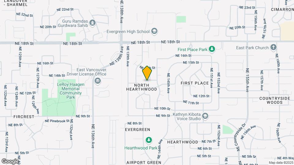 142nd Ave Duplex Portfolio Map and Location Details