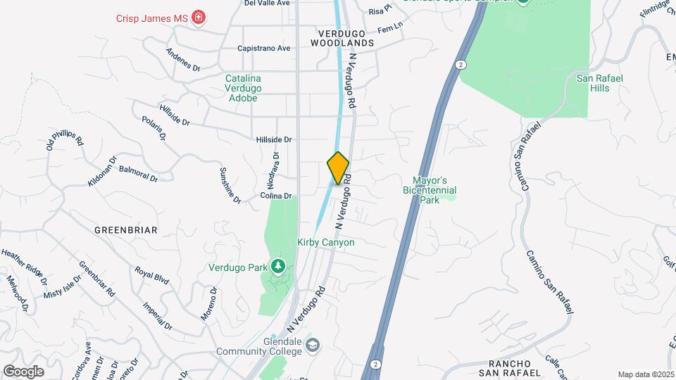 1805 Verdugo Rd Mapa y Detalles de la Ubicación