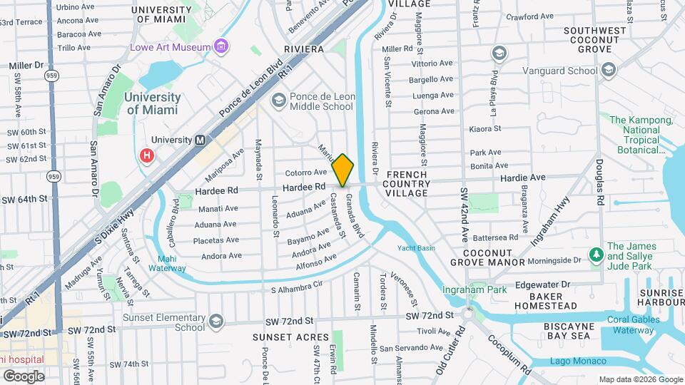 6200 Granada Blvd Map and Location Details