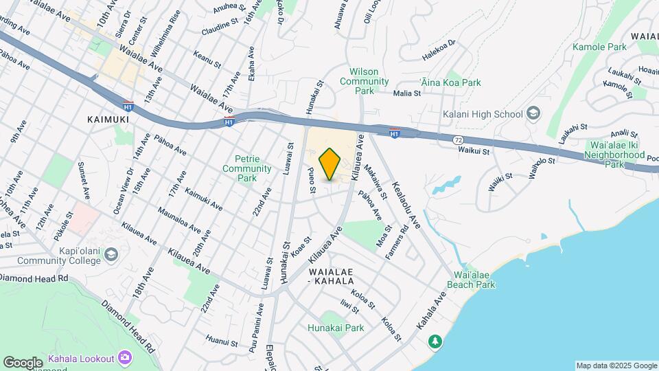 4340 Pahoa Ave Map and Location Details