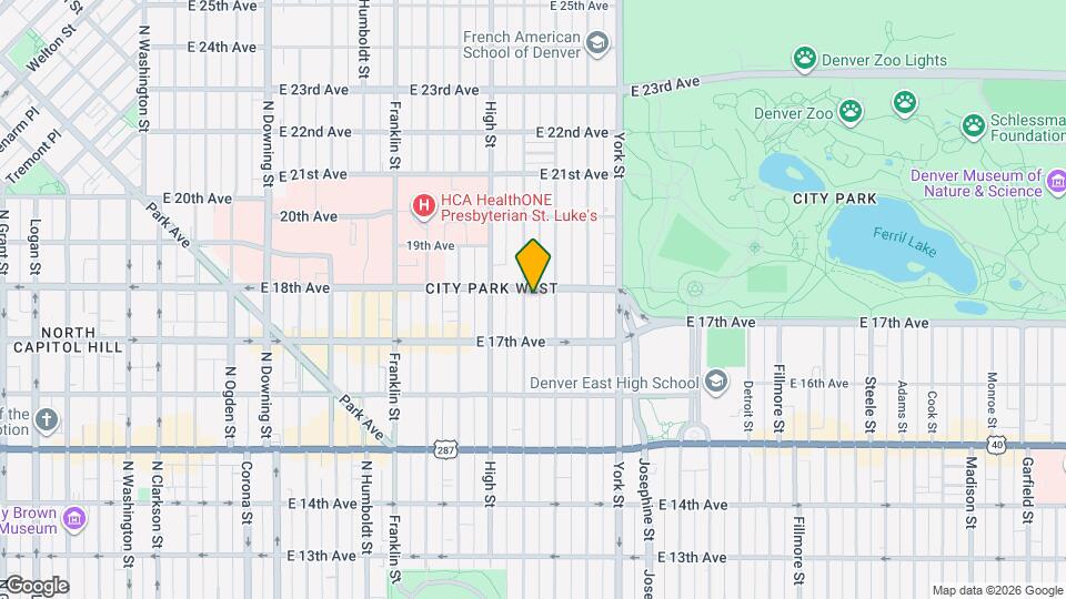 1776 N Race St Map and Location Details