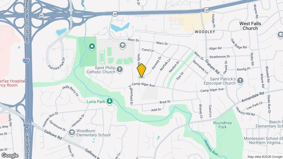 3241 Holly Hill Dr Map and Location Details