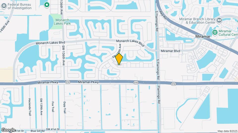 2883 SW 129th Ter Map and Location Details