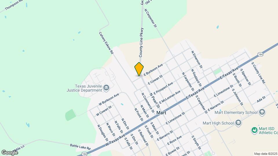 383 E Burleson Ave Mapa y Detalles de la Ubicación