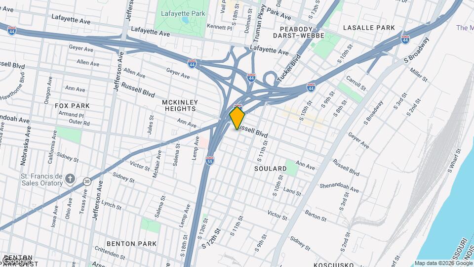 2117 S 13th St Map and Location Details