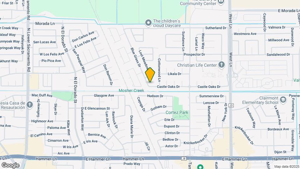 617 Castle Oaks Dr Map and Location Details