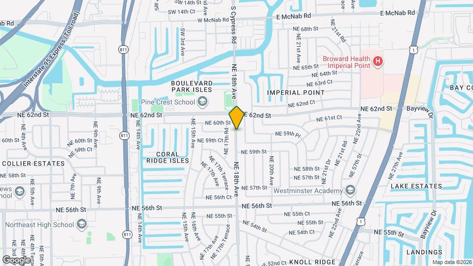 5930 NE 18th Ave Map and Location Details