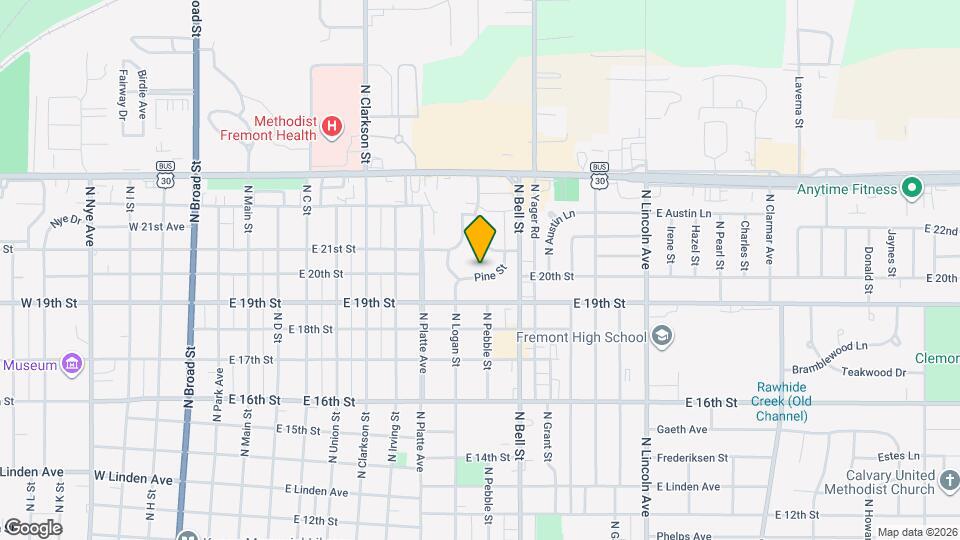 1984 Pine St Mapa y Detalles de la Ubicación